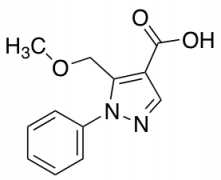 5-(methoxymethyl)-1-phenyl-1H-pyrazole-4-carboxylic acid