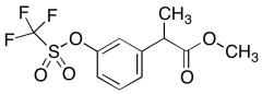 &alpha;-Methyl-3-[[(trifluoromethyl)sulfonyl]oxy]-benzeneacetic Acid Methyl Ester