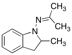 2-Methyl-N-(propan-2-ylidene)indolin-1-amine