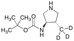 N-[(3R,4S)-4-Methyl-3-pyrrolidinyl]-carbamic Acid 1,1-Dimethylethyl Ester-D3