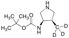 (3R-cis)-(4-Methyl-3-pyrrolidinyl)-carbamic Acid 1,1-Dimethylethyl Ester-D3