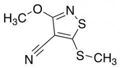 3-methoxy-5-(methylsulfanyl)-1,2-thiazole-4-carbonitrile