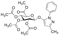 3-Methyl-1-phenyl-1H-pyrazol-5-yl &beta;-D-Glucopyranosiduronic Acid Methyl Ester 2,3,