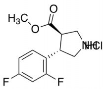 Methyl (3R,4S)-4-(2,4-Difluorophenyl)pyrrolidine-3-carboxylate Hydrochloride