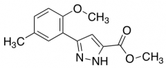 methyl 3-(2-methoxy-5-methylphenyl)-1H-pyrazole-5-carboxylate