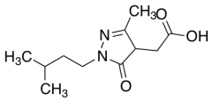 2-[3-methyl-1-(3-methylbutyl)-5-oxo-4,5-dihydro-1H-pyrazol-4-yl]acetic acid