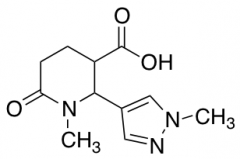 1-methyl-2-(1-methyl-1H-pyrazol-4-yl)-6-oxopiperidine-3-carboxylic acid
