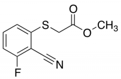 Methyl 2-[(2-Cyano-3-fluorophenyl)sulfanyl]acetate