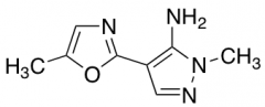 1-methyl-4-(5-methyl-1,3-oxazol-2-yl)-1H-pyrazol-5-amine