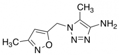 5-methyl-1-[(3-methyl-1,2-oxazol-5-yl)methyl]-1H-1,2,3-triazol-4-amine