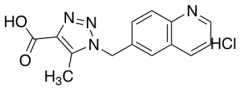 5-Methyl-1-(quinolin-6-ylmethyl)-1H-1,2,3-triazole-4-carboxylic Acid Hydrochloride