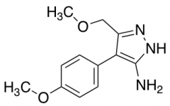 3-(Methoxymethyl)-4-(4-methoxyphenyl)-1H-pyrazol-5-amine