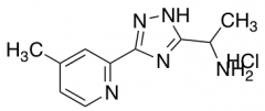 1-[3-(4-Methylpyridin-2-yl)-1H-1,2,4-triazol-5-yl]ethan-1-amine Hydrochloride