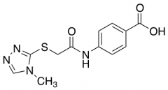 4-{2-[(4-Methyl-4H-1,2,4-triazol-3-yl)sulfanyl]acetamido}benzoic Acid