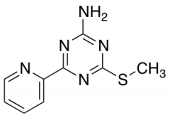 4-(methylthio)-6-(2-pyridyl)-1,3,5-triazin-2-amine