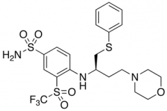 4-[[(1R)-3-(4-Morpholinyl)-1-[(phenylthio)methyl]propyl]amino]-3-trifluoromethylsulfonyl-b