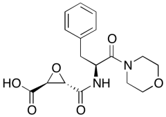 (2S,3S)-3-(((S)-1-Morpholino-1-oxo-3-phenylpropan-2-yl)carbamoyl)oxirane-2-carboxylic Acid