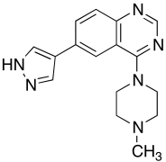 4-​(4-Methyl-​1-​piperazinyl)​-​6-​(1H-​pyrazol-​4-​yl)​quinazoline