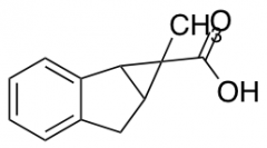 1-methyl-1H,1aH,6H,6aH-cyclopropa[a]indene-1-carboxylic acid