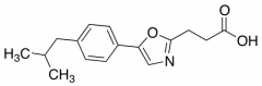 3-{5-[4-(2-Methylpropyl)phenyl]-1,3-oxazol-2-yl}propanoic Acid