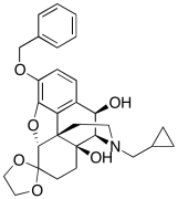 3-O-Benzyl-10&beta;-hydroxy Naltrexone Ethylene Ketal
