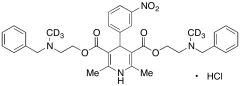 Nicardipine O-Desmethyl-O-methyl(phenylmethyl)amino]ethyl) Ester-d6 Hydrochloride