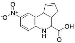 8-Nitro-3a,4,5,9b-tetrahydro-3H-cyclopenta[c]quinoline-4-carboxylic Acid