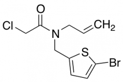 N-[(5-Bromothiophen-2-yl)methyl]-2-chloro-N-(prop-2-en-1-yl)acetamide
