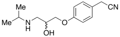 2-[4-[(2RS)-2-Hydroxy-3-[(1-methylethyl)amino]propoxy]phenyl]acetonitrile; (Atenolol Impu