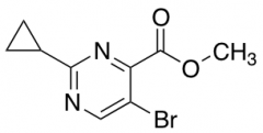 methyl 5-bromo-2-cyclopropylpyrimidine-4-carboxylate