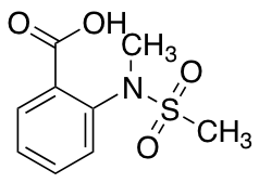 2-[Methyl(methylsulfonyl)amino]benzoic Acid