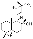 香紫苏醇（(1R,2R,8aS)-十氢-1-(3-羟基-3-甲基-4-戊烯基)-2,5,5,8a-四甲基-2-萘醇