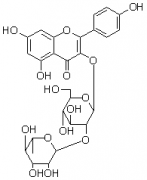 百蕊草素I（山柰酚-3-O-鼠李糖(1-2)葡萄糖苷）对照品