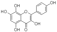 草质素（蜀葵苷元；蜀葵甙元；3,4´,5,7,8-五羟基黄酮；草棉黄素）对照