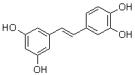 白皮杉醇（3'-羟基白藜芦醇;比杉特醇;4-[2-(3,5-二羟基苯基)乙烯基]-1,2-苯