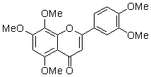 异橙黄酮（5,7,8,3',4'-五甲氧基黄酮）对照品