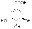 莽草酸（3,4,5-三羟基-1-环己烯-1-羧酸）对照品