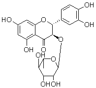 落新妇苷（花旗松素-3-O-α-L-吡喃鼠李糖苷）对照品