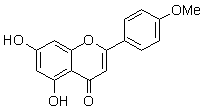 金合欢素（刺槐素；5,7-二羟基-4'-甲氧基黄酮）对照品