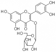 异槲皮苷（异栎素；槲皮素-3-O-葡萄糖苷）对照品