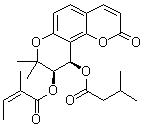 白花前胡丙素（3’(s)-当归酰氧基4’(s)-乙酰氧基-3’，4’-双氢邪蒿内酯