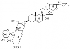 麦冬苷元-3-O-α-L-吡喃鼠李糖基-(1→2)-β-D-吡喃木糖基(1→4)]-β-D-吡喃葡萄